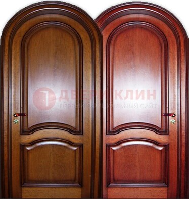 Входная арочная дверь МДФ внутри ДА-5 для сельского дома в Пушкино