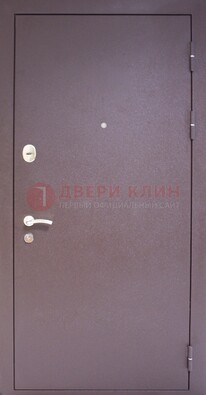 Сиреневая стальная дверь с нитроэмалью ДН-4 в Пушкино