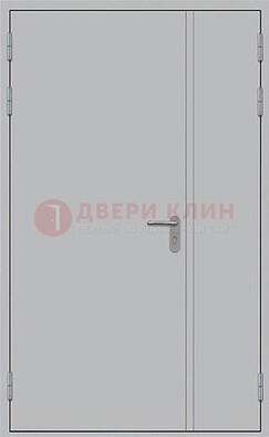 Белая противопожарная двупольная дверь ДПМ-02/30 в Пушкино