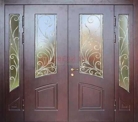 Парадная дверь ДПР-58 с остеклением в Пушкино