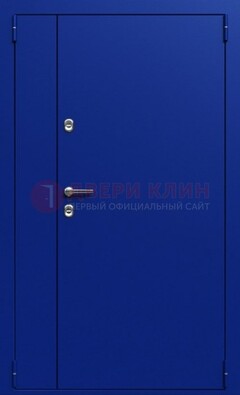 Синяя тамбурная дверь ДТМ-23 в Химках