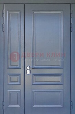 Темно-серая железная дверь с виноритом ДВТ-242 в Пушкино