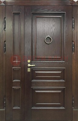 Полуторная металлическая дверь с виноритом ДВТ-253 в Пушкино